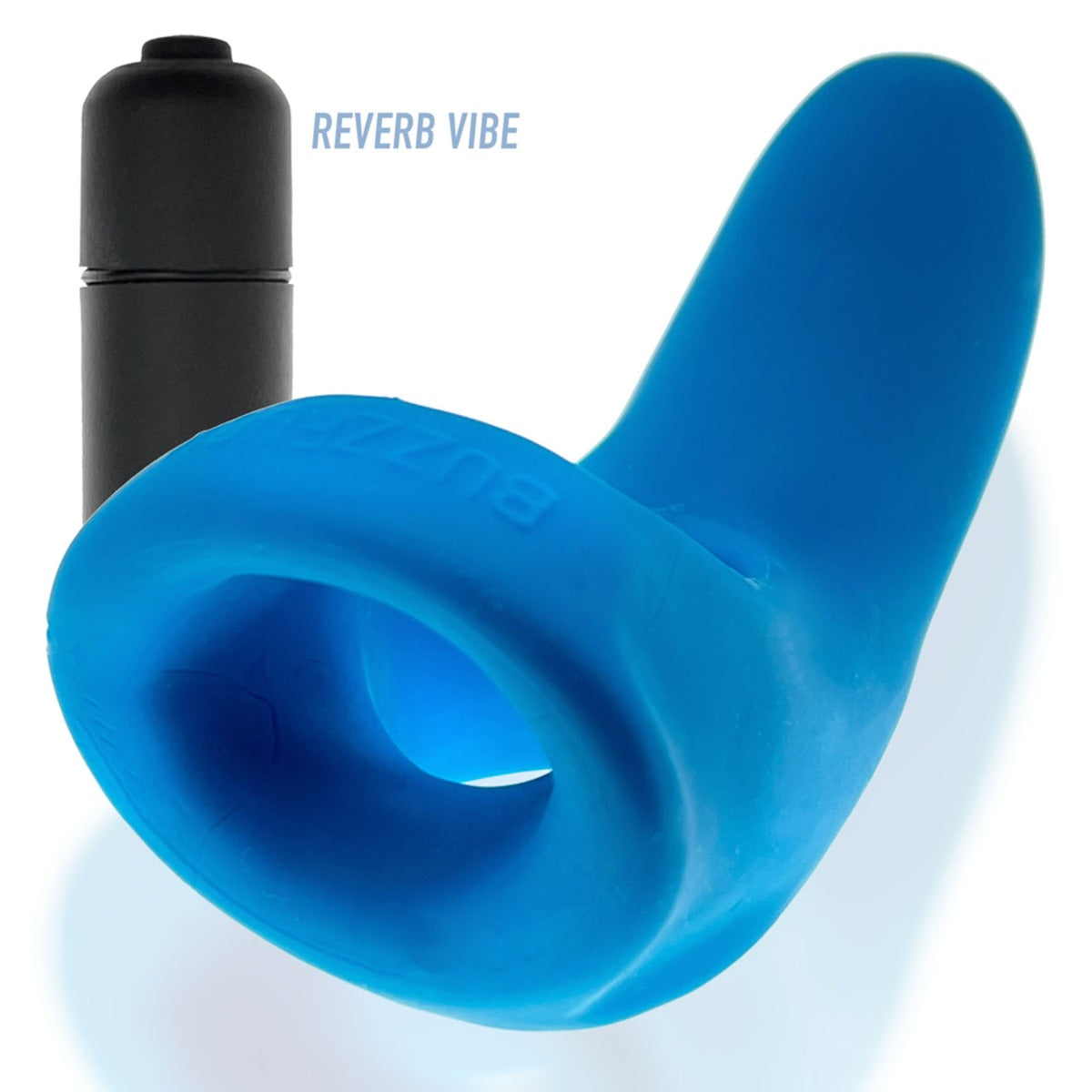 Buzzfuck Sling with Taint Vibe Vibrating Cock Ring Teal Ice (8075343462639)