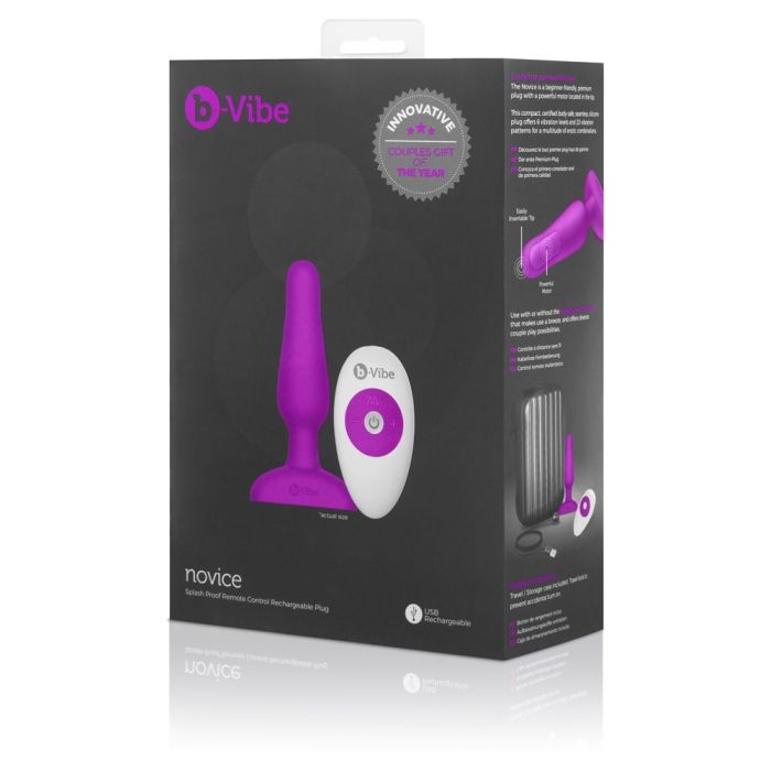 b-Vibe Novice Plug Fuchsia