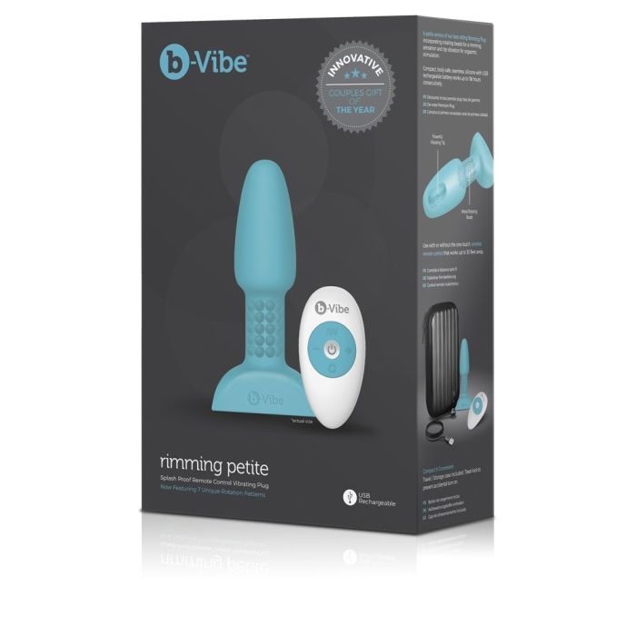 b-Vibe Rimming Plug Petite Teal