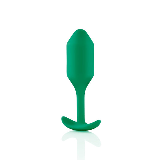 b-Vibe Snug Plug 2 Vibrating Butt Plug Green (8182517235951)