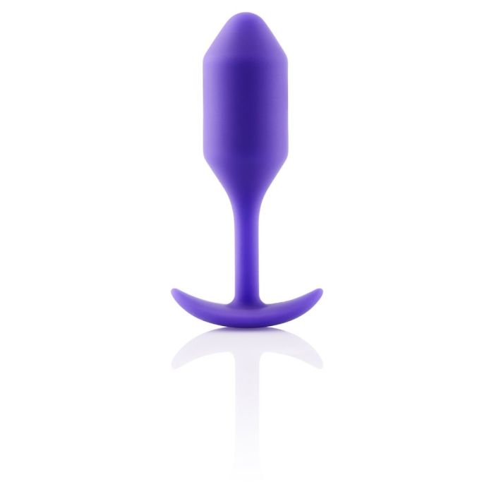 b-Vibe Snug Plug 2 Vibrating Butt Plug Purple (8182519562479)