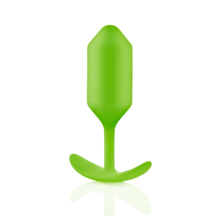 b-Vibe Snug Plug 3 Vibrating Butt Plug Lime (8182522413295)