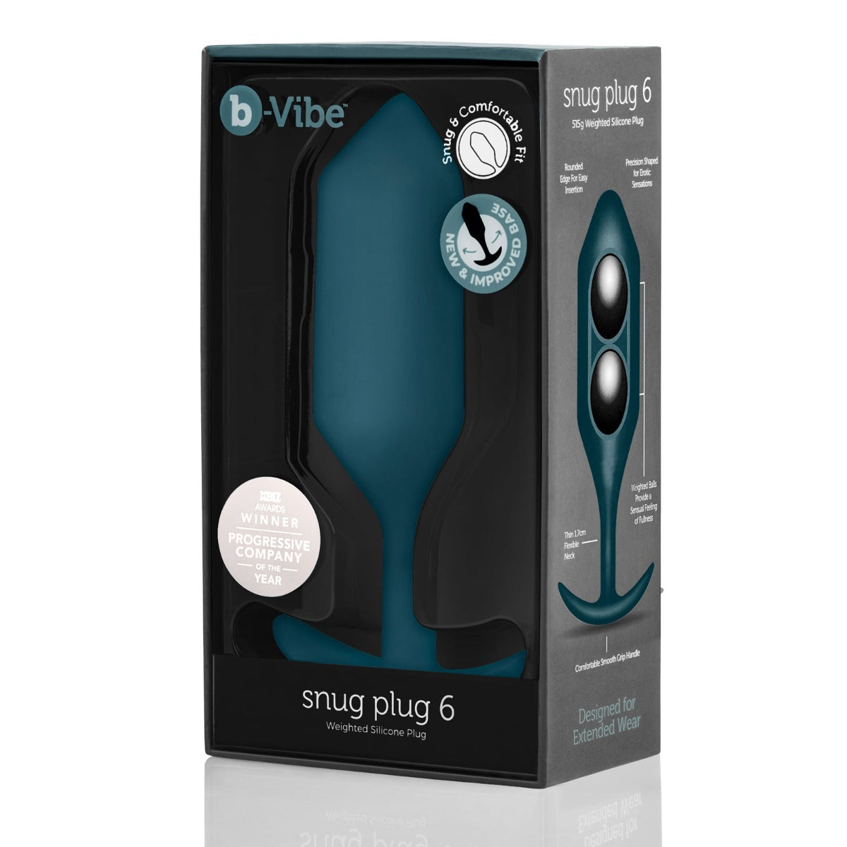 b-Vibe Snug Plug 6 Vibrating Butt Plug (8182574874863)