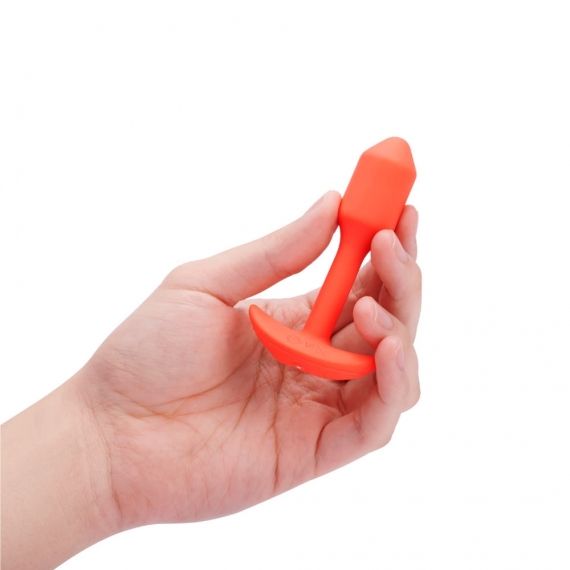 b-Vibe Vibrating Snug Plug 1 Orange