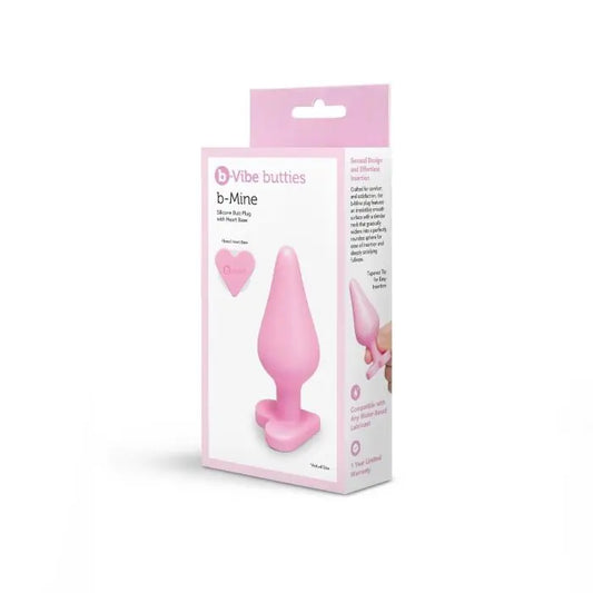 b-Vibe Butties b-Mine packaging beginner butt plug water-based lube compatible

