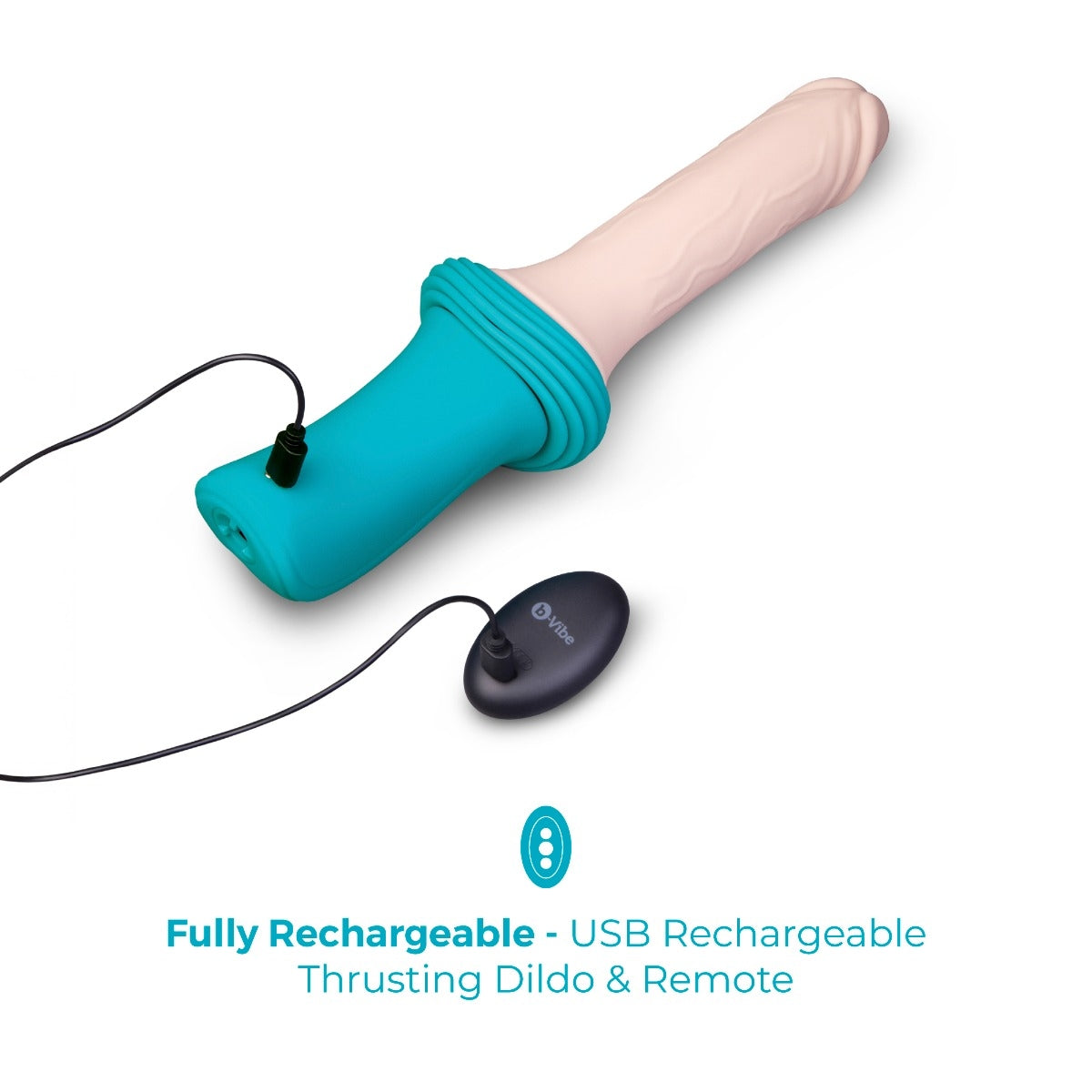 Fully USB rechargeable b-Vibe Thrusting Dildo Machine