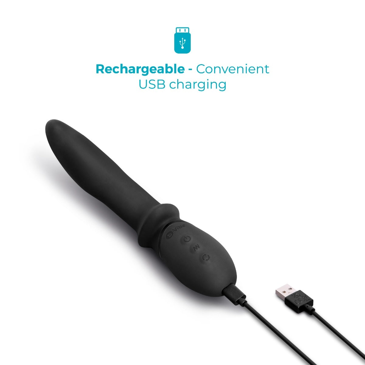 b-Vibe Rimming P-Spot Vibe Prostate Massager with convenient usb charging