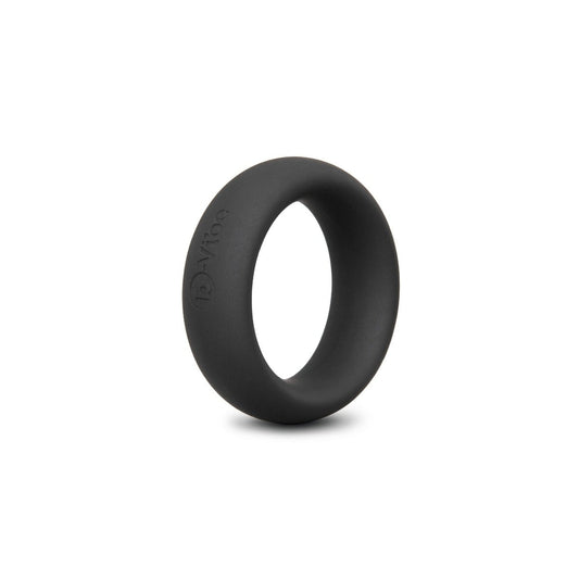 b-Vibe SNUG RING - 40 MM SNUG FIT SILICONE COCK RING - BLACK