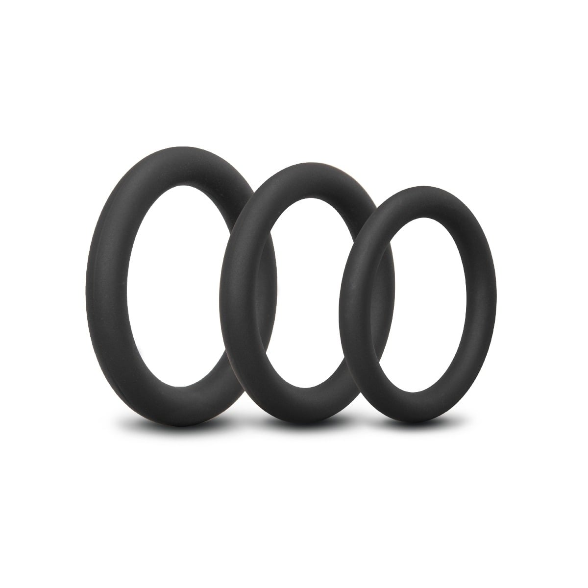 b-Vibe SNUG RING LITE - 3-PACK SNUG FIT SILICONE COCK RING