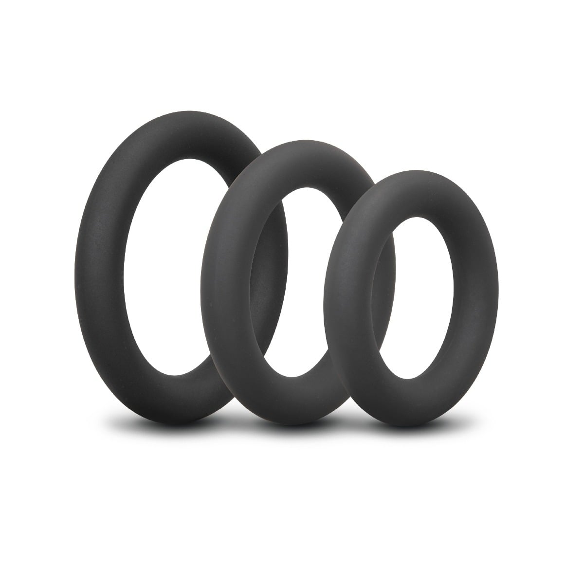 b-Vibe SNUG RING SWOLE - 3-PACK SNUG FIT THICK SILICONE COCK RING
