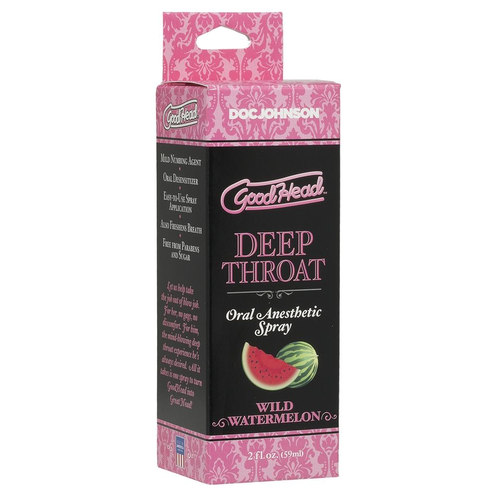 Goodhead Deep Throat Spray Wild Watermelon packaging