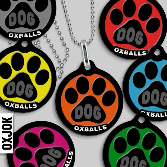 Oxballs Dogpack Pup-Taggers 7 Tag Jock Strap Black/Silver