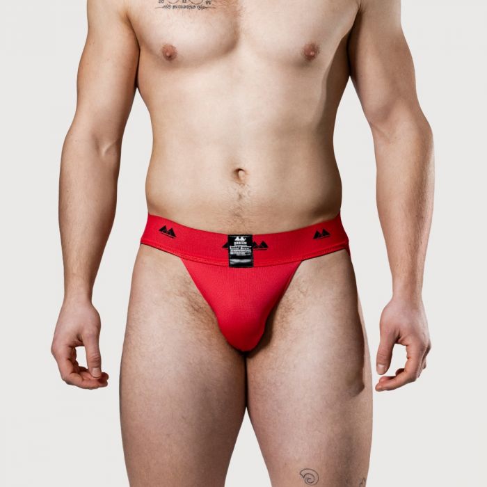 Meyer Marketing Limited Edition 2" Reversible Jock Strap Black/Red