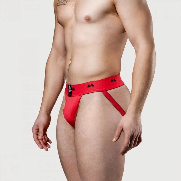 Meyer Marketing Limited Edition 2" Reversible Jock Strap Black/Red