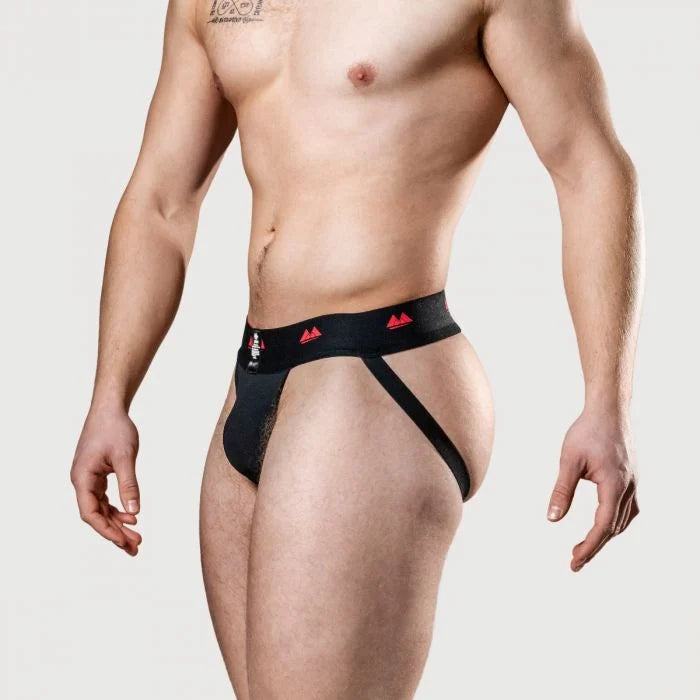 Meyer Marketing Limited Edition 2" Reversible Jock Strap Black/Red