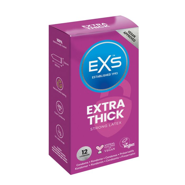 EXS Extra Thick Condoms 12pk