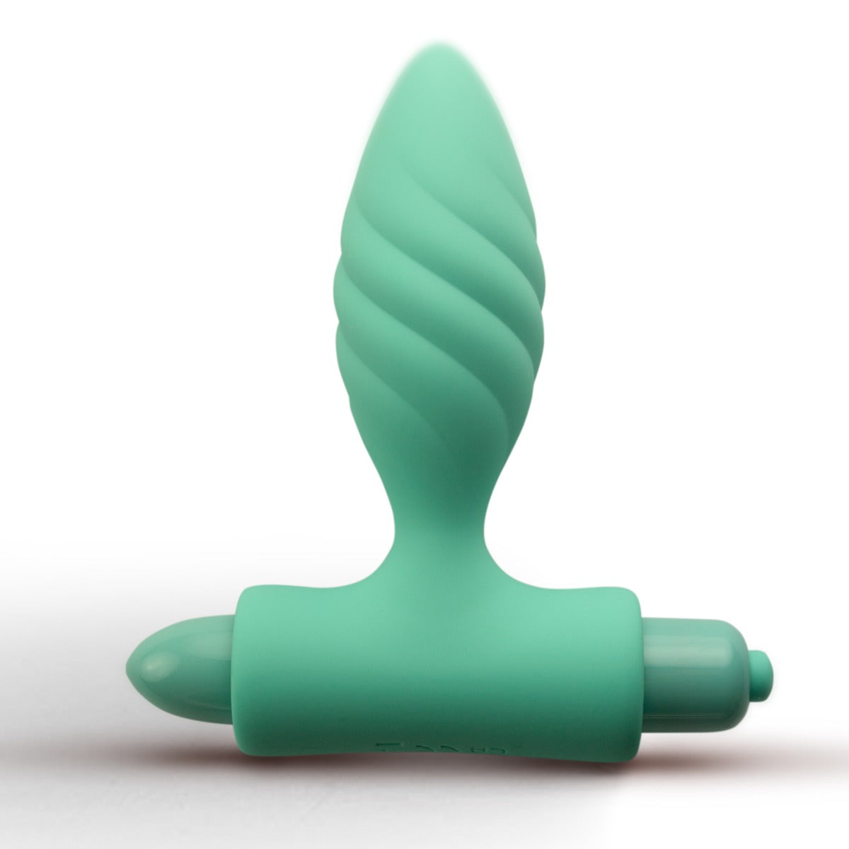 Plug included with You Love Me Feel Me Vibrator & Butt Plug Set Green Purple 