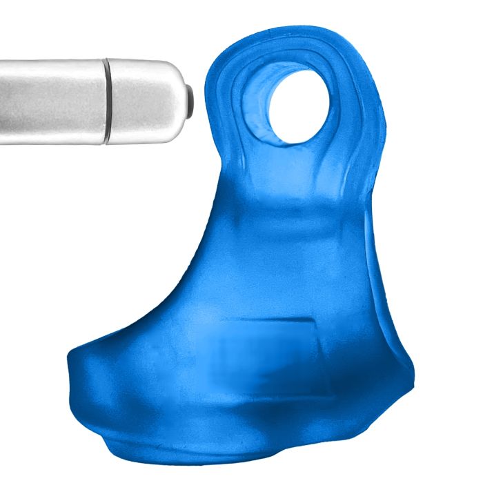 Oxballs Glowsling LED Cocksling Cock Ring Blue ice