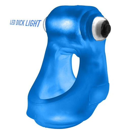 Oxballs Glowsling LED Cocksling Cock Ring Blue ice