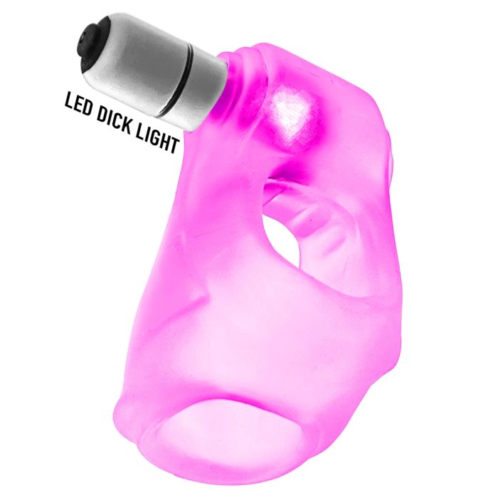 Oxballs Glowsling LED Cocksling Cock Ring Pink Ice