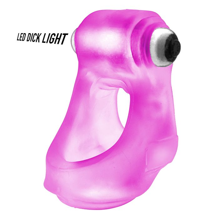 Oxballs Glowsling LED Cocksling Cock Ring Pink Ice