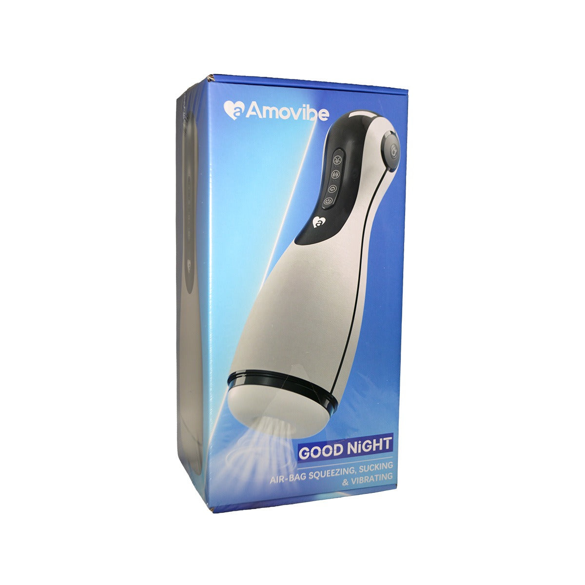 Amovibe Good Night Suction Masturbator with Airbag Squeezing  Suction & Vibration