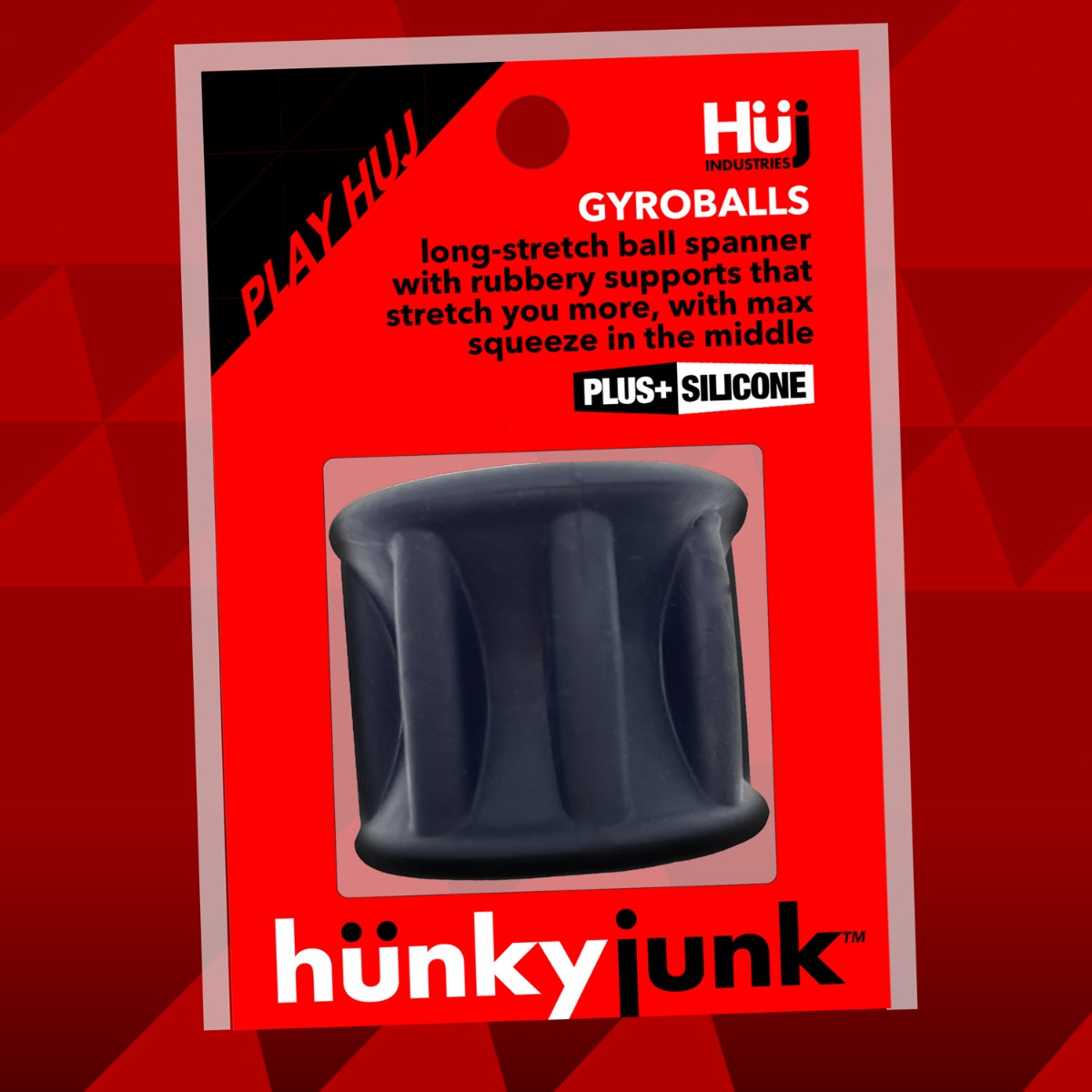 Hunkyjunk Gyroball Ball Stretcher Tar Ice (8124279652591)