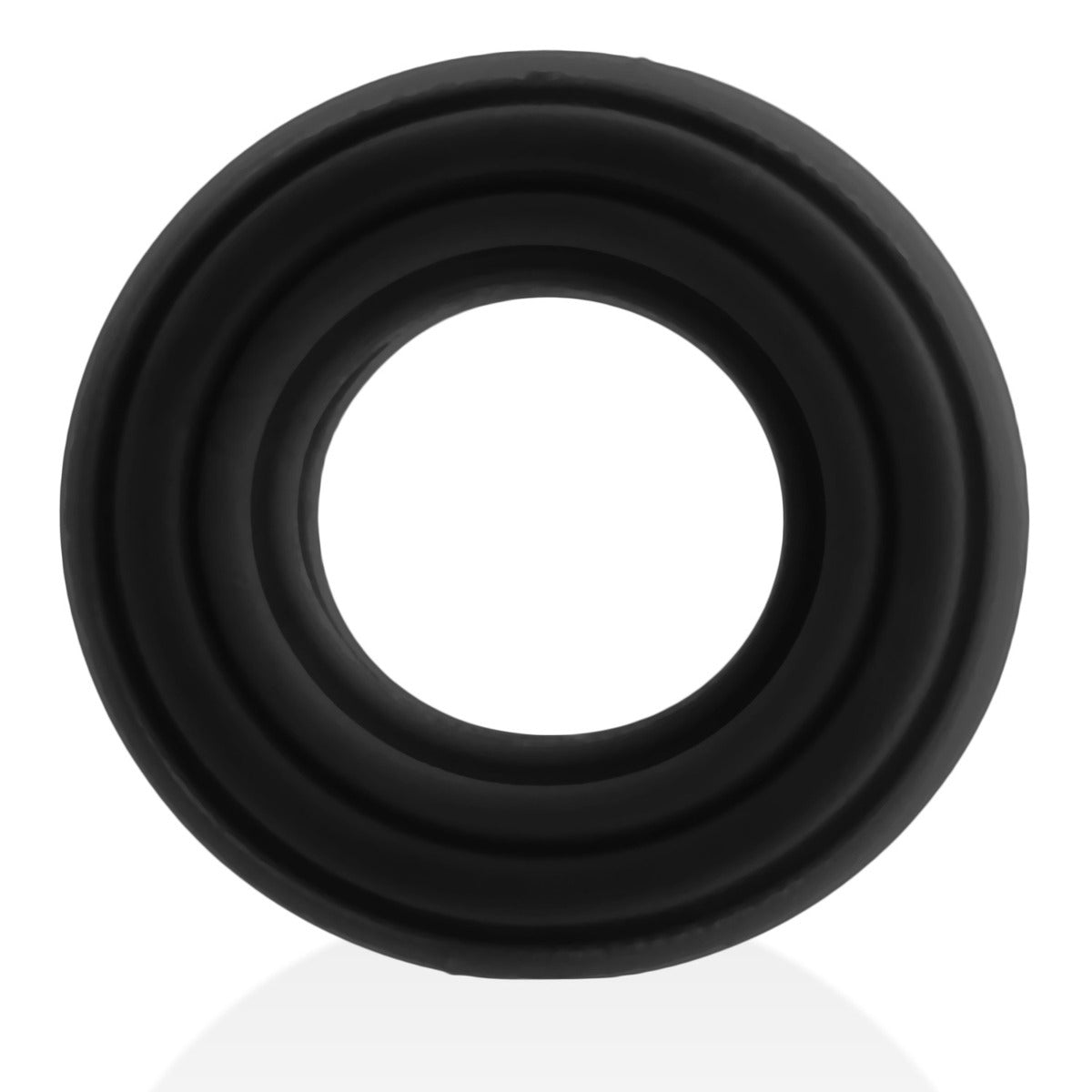 Hünkyjunk Roto Grooved Gripper Cock Ring Black