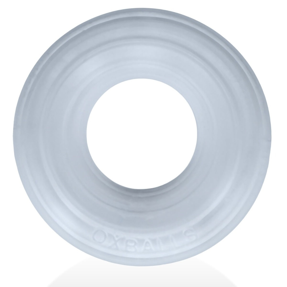 Hünkyjunk Roto Grooved Gripper Cock Ring Clear Steam