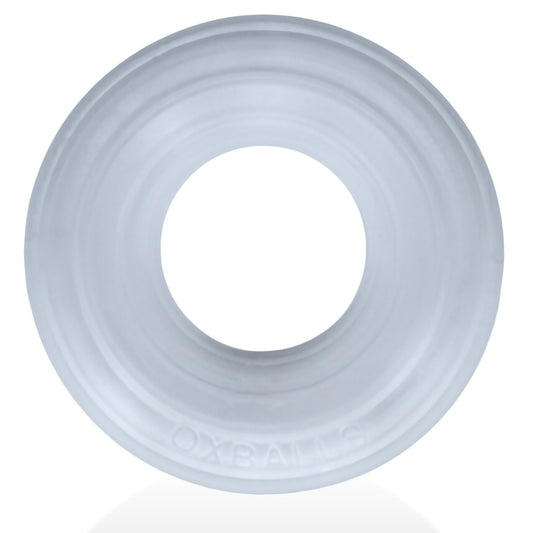 Hünkyjunk Roto Grooved Gripper Cock Ring Clear Steam