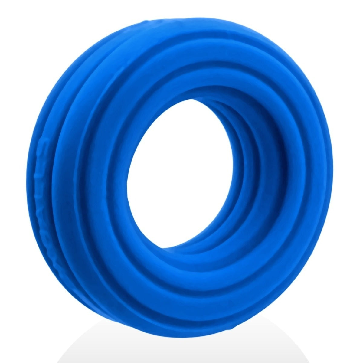 Hünkyjunk Roto Grooved Gripper Cock Ring Teal Fizz