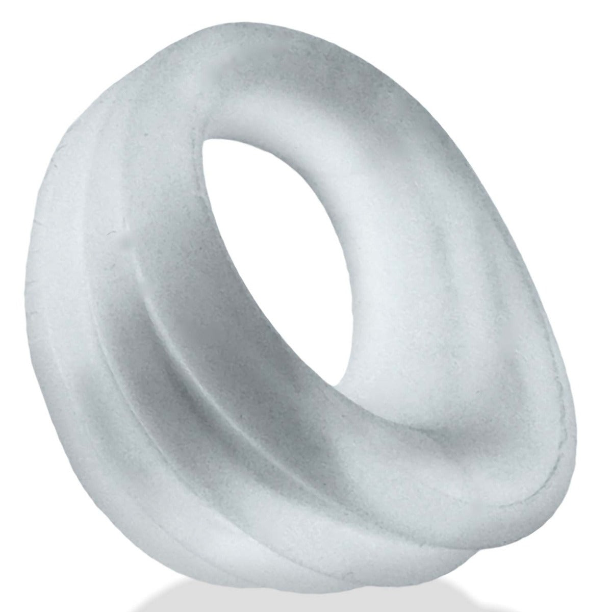 Hünkyjunk Expander Scoop-Style Cock Ring – Clear Steam inside view