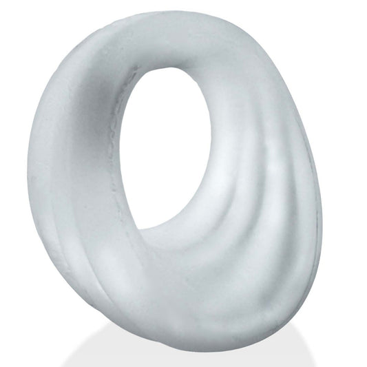 Hünkyjunk Expander Scoop-Style Cock Ring – Clear Steam