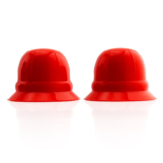 Hunkyjunk Nano Nips Nipple Suckers Red Silicone