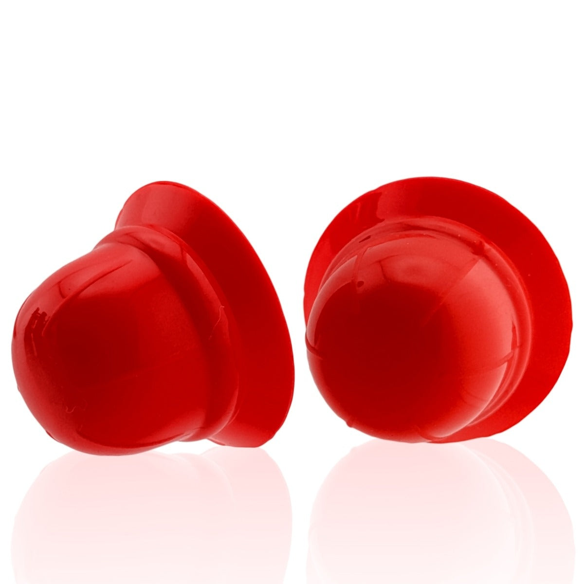 Hunkyjunk Nano Nips Nipple Suckers Red Silicone top view