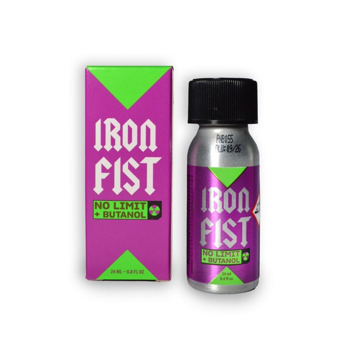 Iron Fist No Limit Butanol 24ml - Ultra Strong Pentyl Butanol Blend Room Aroma | Poppers
