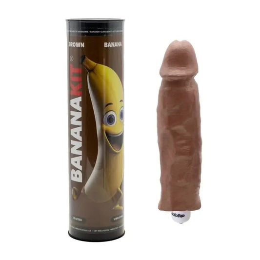 BananaKit with Vibrator – Brown Edition with packaging