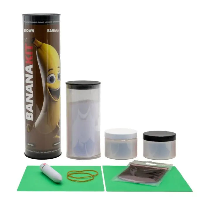 BananaKit with Vibrator – Brown Edition full kit display