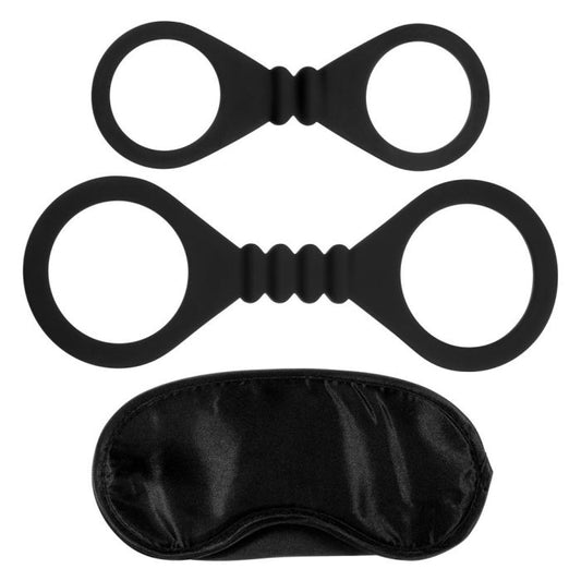 Bound To Please Blindfold Wrist And Ankle Cuffs (8084427047151)