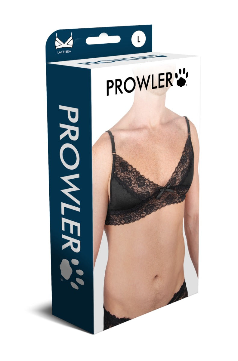 Prowler Male Lace Bra Black