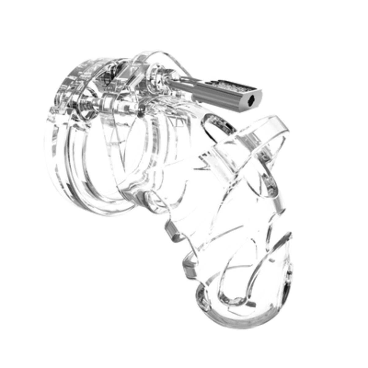 Man Cage Model 25 Chastity Cock Cage Transparent 3.5"