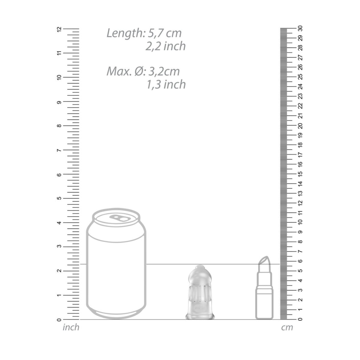 Man Cage Model 29 Chastity Cock Cage TPE Transparent