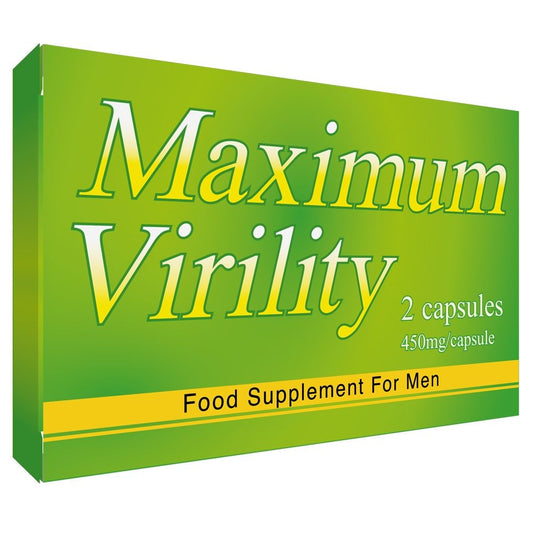 Maximum Virility Food Supplement 2pk (8295880655087)