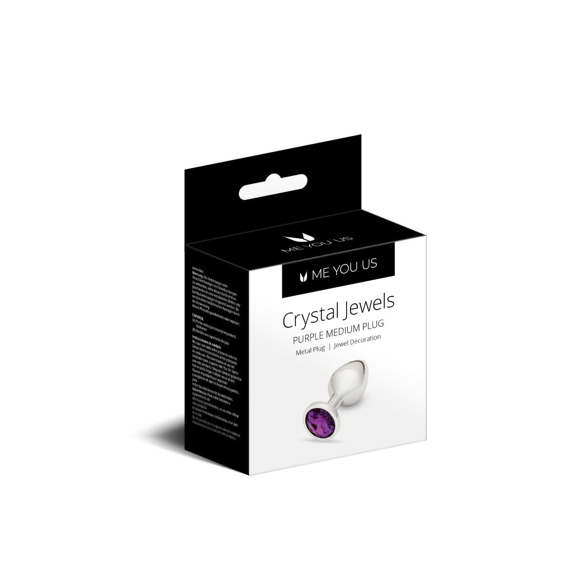 Me You Us Crystal Jewels Butt Plug Purple Medium Me You Us Crystal Jewels Butt Plug Purple Medium