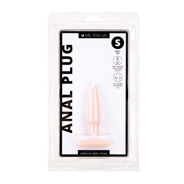 Me You Us Butt Plug White Small packaging front
