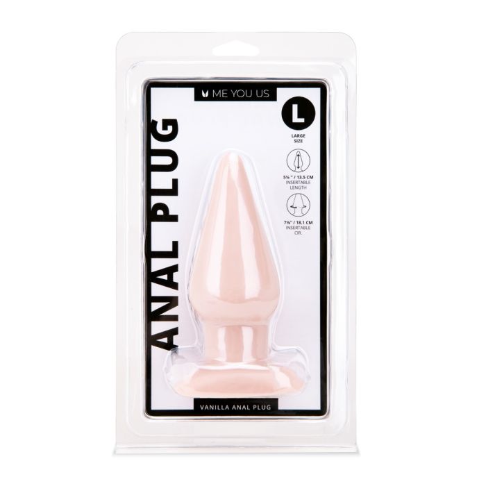 Me You Us Butt Plug White large packaging front