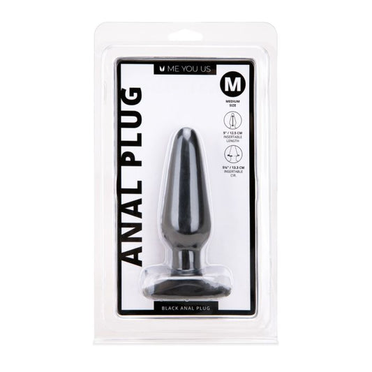 Me You Us Butt Plug Black Medium Pack front