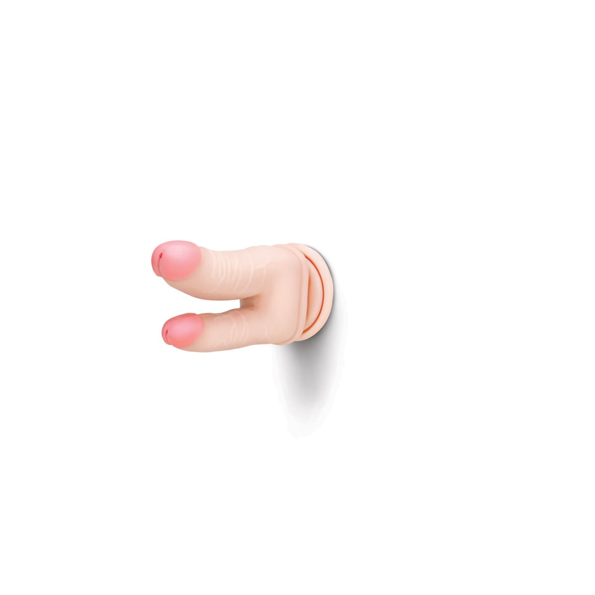 Me You Us Ultra Cock Double Penetrator Dildo (6") side view
