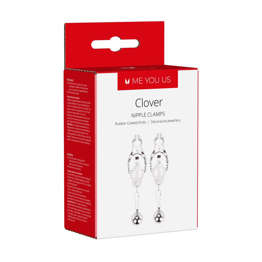 Clover Nipple Clamps Silver (8084273594607)