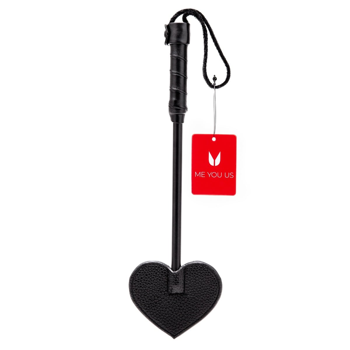 Me You Us Mini Heart Paddle Black vertical